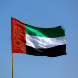 폴리 에스터 아랍 에미리트 연합 UAE 국기