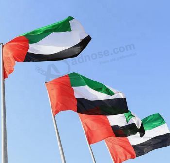 высококачественные национальные флаги объединенных арабских эмиратов