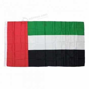 3ftx5ft poliéster impreso EAU bandera de emiratos árabes unidos