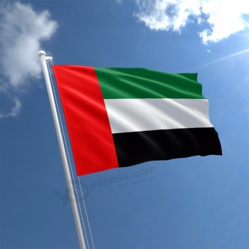 Gran bandera de impresión digital poliéster bandera nacional de los EAU