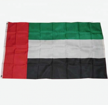 impresso 3 * 5ft as bandeiras do país emirados árabes unidos