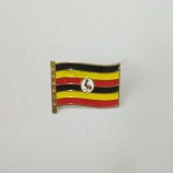 ウガンダ国旗金属ラペルピンバッジ