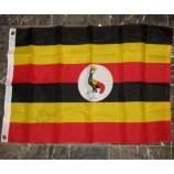 billige lager 100% polyester uganda nationalflagge