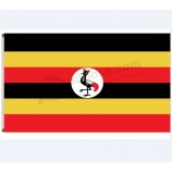 benutzerdefinierte 100% Polyester Uganda Nationalflagge