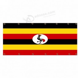 Hochwertige Länder Uganda Mesh Flagge