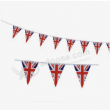 UK bunting vlag, stof UK wimpel vlag banner, union jack vlag bunting