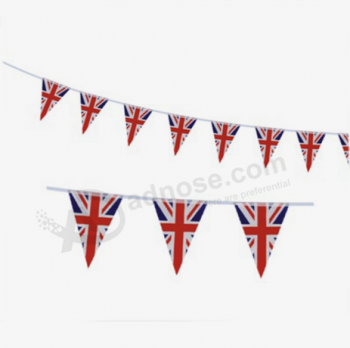 UK bunting vlag, stof UK wimpel vlag banner, union jack vlag bunting