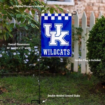 Polyester Kentucky UK Wildcats Garten Flagge und Halter