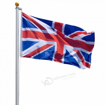 Mât de drapeau en aluminium Drapeau du Royaume-Uni Le drapeau de l’Union Jack