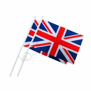 bandeiras de mão de união de poliéster de malha UK atacado