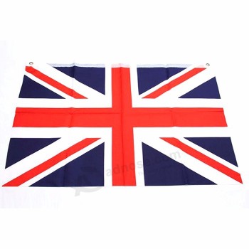 Polyester tricoté Bannière de drapeau de pays du Royaume-Uni brésilien