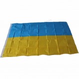 ポータブルプロモーションポリエステルウクライナの国旗を飛んで最高品質