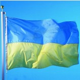 gemaakt in China Hot selling 90 * 150cm opknoping vlag Oekraïne vlag