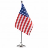 bandera de mesa de poliéster usa para decoración de oficinas