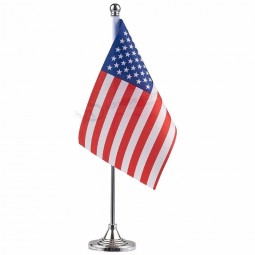 polyester usa table flag for office decoration
