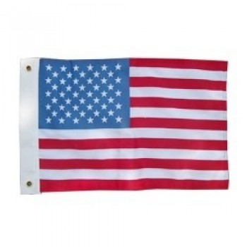선전용 주문을 받아서 만들어진 폴리 에스테 미국 미국 국기