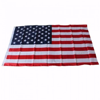 Imprimé sur mesure uni teint publicité américain usa drapeau américain