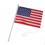 USA advertising carnival event promotional hand held mini american flag