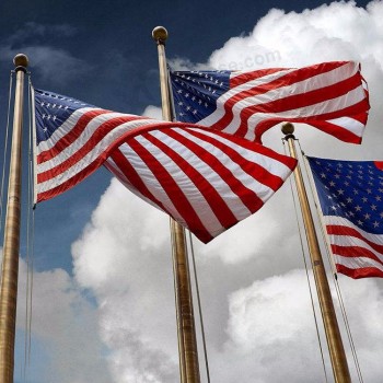 Promoción de precio de fábrica USA bandera americana personalizada