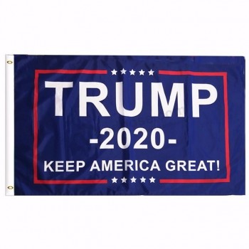 Donald Trump 2020 bandeira frente e verso impresso América presidente EUA bandeira