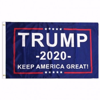 Donald Trump 2020 drapeau imprimé recto-verso America President USA Flag