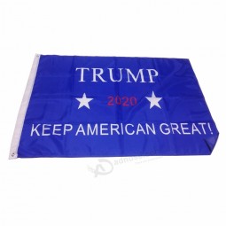 high quality flying customized USA trump flag with 2 grommets