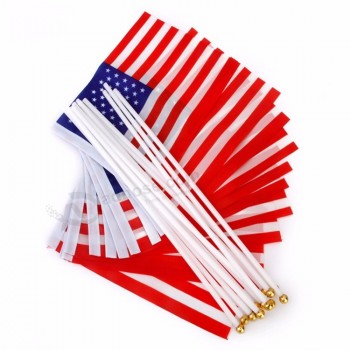Mini winken Nationalflaggen Großhandel Hand Fahnen