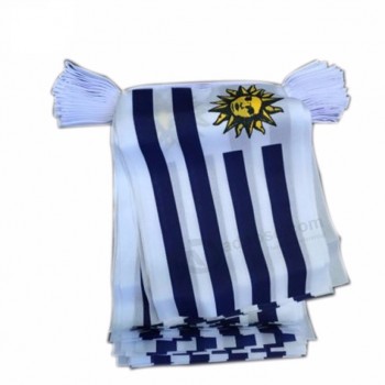 2019 fútbol deportivo 75D poliéster uruguay banderas bunting