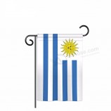 Customized 30*45cm double-sided outdoor home decoration car mirror uruguay flag