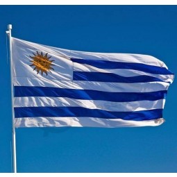 Stock printed 3*5 ft Uruguay country flags