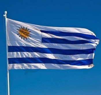 Stock printed 3*5 ft Uruguay country flags