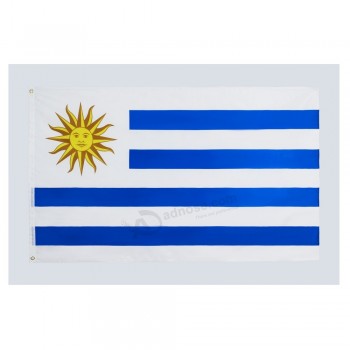 1 pc disponível pronto Para enviar 3x5 Ft 90x150cm UY bandeira do uruguai