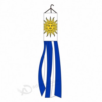 Meilleur prix DROP SHIPPING double Faces Uruguay drapeau à manches