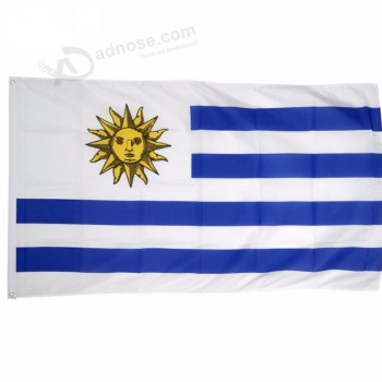 ilhós de poliéster banner bandeira nacional do uruguai