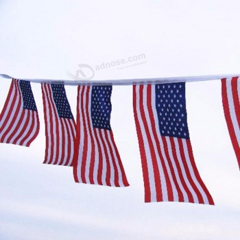 4 de julio Día de la Independencia decoración USA American string banners