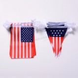 decorazione del partito festa dell'indipendenza americana USA bandiera a coda di rondine bandiera ghirlanda stamina