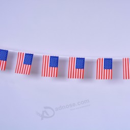工厂定制美国聚酯彩旗国旗
