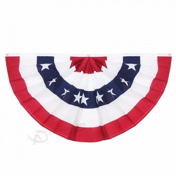 Banderines estadounidenses de 3x6 pies banderas y rayas patrióticas