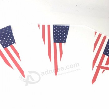 aangepaste vlag bunting banner Amerikaanse vlag bunting