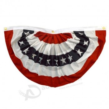 États-Unis plissé Fan Bunting Decoration Flag