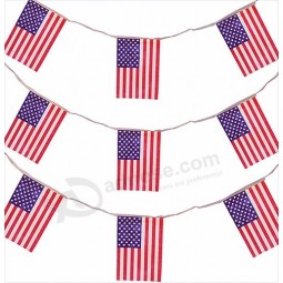 silk-screen printing DIY logo mini USA string flag