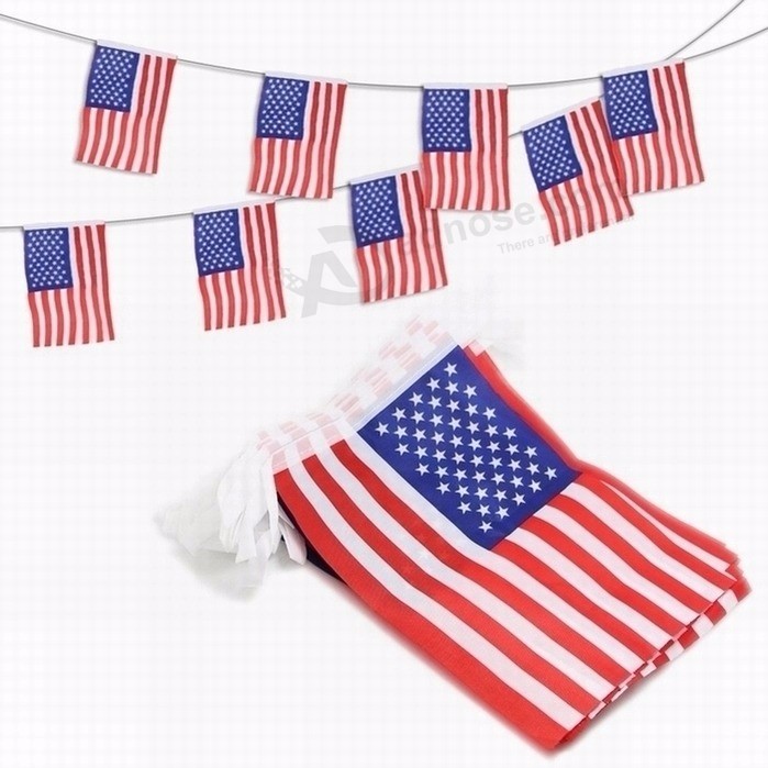 Bandeira americana da estrela por atacado bunting para o dia da independência eua bunting