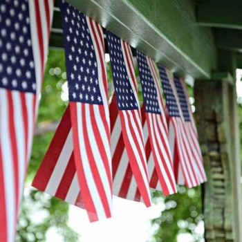 Персонализированные оптом американский флаг баннеры флаг США овсянка