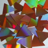 paillettes pennant 30mm rame lazersheen riflettente metallico couture sciolto paillettes