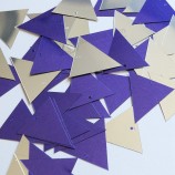 paillettes paillettes 30mm viola metallizzato argento couture. fatto in Cina.