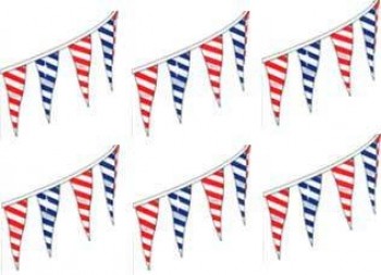 Miroir Brite métallisé 6 « X18 » diamant fanion banderoles drapeau signe