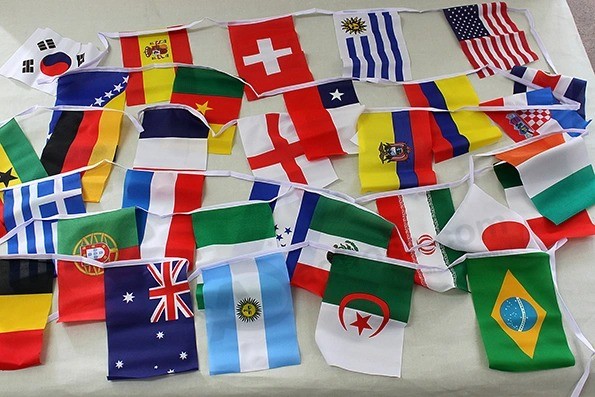 Decorative Custom Double Sided Paper PVC Flag Bunting