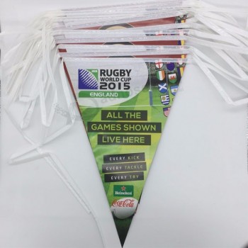 Décoration promotionnelle string flag 157gsm Fanions de nid d’ange en papier