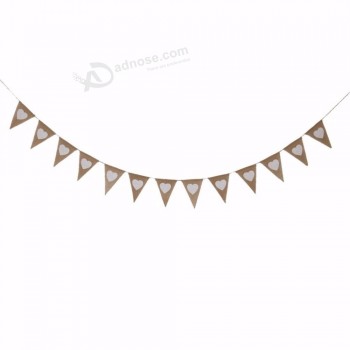 Factory Direct Christmas House Decorative Bunting Banner Merry Christmas Letter Bunting Flag