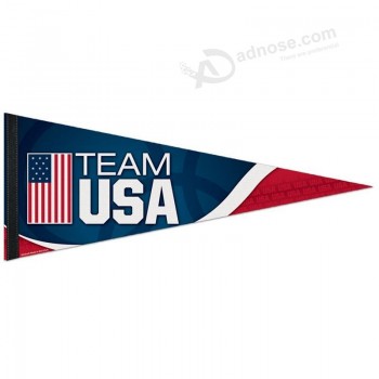WinCraft Olympics 36961012 USOC Team USA Logo Premium Pennant, 12